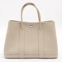 エルメス ガーデンパーティ30 TPM カントリー クレ シルバー金具