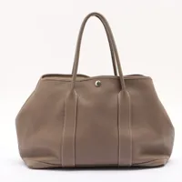 エルメス ガーデンパーティ36 PM ネゴンダ エトゥープ シルバー金具