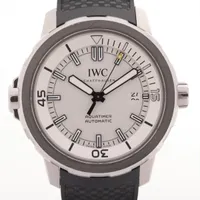 IWC アクアタイマー IW329003 SS×ラバー AT アイスブルー文字盤 ＡＢランク