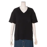 エルメス コットン Tシャツ 40 ブラック Ａランク