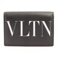 ヴァレンティノ VLTN レザー カードケース ブラック ＡＢランク