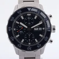 IWC アクアタイマー IW376710 SS AT 青文字盤 Ａランク