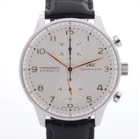 IWC ポルトギーゼ IW371445 SS×革 AT 白文字盤 ＡＢランク