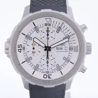 IWC アクアタイマー IW376801 SS×ラバー AT 白文字盤 ＡＢランク