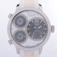 カーティス SUW57W-S SS×ラバー QZ シルバー文字盤