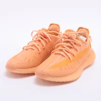 アディダス YEEZY BOOST 350 V2 メッシュ スニーカー 27.0cm オレンジ Ａランク