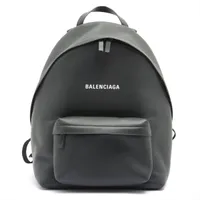 バレンシアガ エブリデイ レザー バックパック/リュック グレー