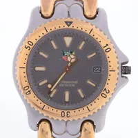 タグホイヤー プロフェッショナル 200m 962.213 SS×社外革 QZ 青文字盤