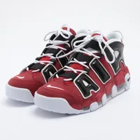 ナイキ AIR MORE UPTEMPO ’96 レザー スニーカー 27.0cm レッド ＡＢランク