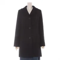 セリーヌ ウール×カシミヤ コート 40 ブラック