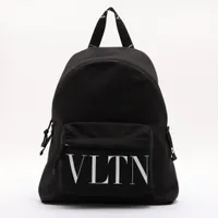 ヴァレンティノガラヴァーニ VLTN キャンバス リュック ブラック ＡＢランク