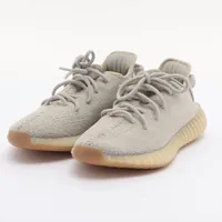 アディダス YEEZY BOOST 350 V2 ニット スニーカー 24.0cm グレー ＡＢランク