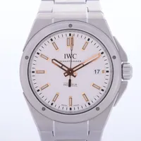 IWC インヂュニア オートマティック SS AT アイスブルー文字盤 ＡＢランク