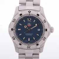 タグホイヤー プロフェッショナル200 WK1313 SS QZ 青文字盤 AB