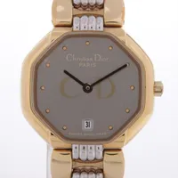 クリスチャンディオール オクタゴン 48.133 GP QZ グレー文字盤