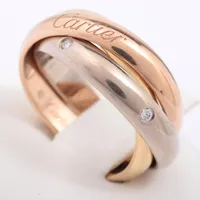 カルティエ トリニティ 5P ダイヤ 750(YG×PG×WG)