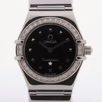 オメガ　コンステレーション マイチョイス シェル 中古)OMEGA オメガ コンステレーション マイチョイス ブルー