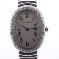 カルティエ ベニュワール 1955 18K QZ 白文字盤 Aランクの買取実績