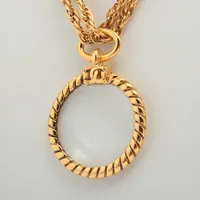 シャネル GP ルーペ ネックレス CHANEL - 【中古】CHANEL シャネル ルーペ ネックレス GP【質屋