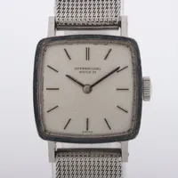 IWC SS 手巻き シルバー文字盤