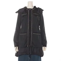 モンクレールS ポリエステル コート 1 ネイビー