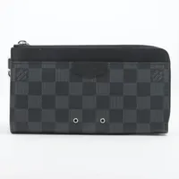 ルイ・ヴィトン ダミエ グラフィット ジッピードラゴンヌ N60379 ウォレット ブラック