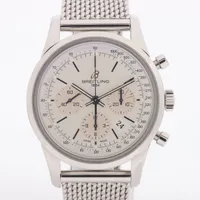 ブライトリング トランスオーシャン AB0151 SS AT シルバー文字盤