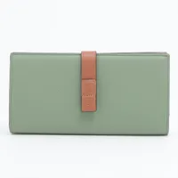 ロエベ ラージバーティカルウォレット レザー 財布 ピンク AB
