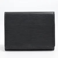 ルイ・ヴィトン エピ アンヴェロップ カルトドゥヴィジット M62292 カードケース ブラック