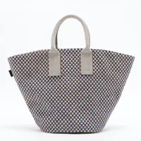 エルメス パニエドプラージュPM ジュート ネイビー