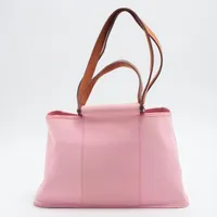 エルメス カバック エランPM トワルオフィシエ ピンク シルバー金具