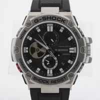 カシオ Gショック GST-B100-1AJF SS×ラバー ソーラー 黒文字盤