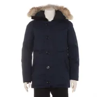 カナダグース CRESTON ポリエステル ダウンジャケット ネイビー