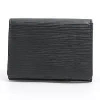 ルイ・ヴィトン エピ アンヴェロップ カルトドゥヴィジット M62292 カードケース ブラック