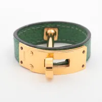 HERMES - HERMES ケリー スカーフリング ブラック×ゴールドの