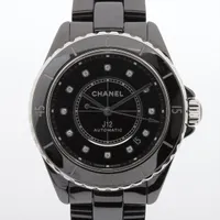 シャネル J12 H5702 CE AT 黒文字盤 ＡＢランク