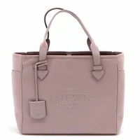 ロエベ ヘリテージ レザー トートバッグ レッド ABランクの買取実績