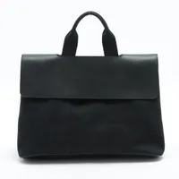 エルメス ヴァルパライソMM トワルシェブロン ブラック シルバー金具