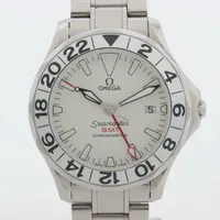 オメガ シーマスター GMT 2538.20 SS AT 白文字盤 ＡＢランク