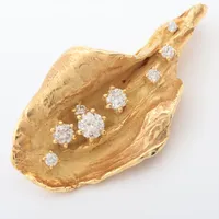 岩倉康二 ダイヤ ネックレストップ K18(YG)