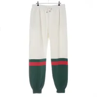 グッチ コットン スウェットパンツ 20AW L ホワイト