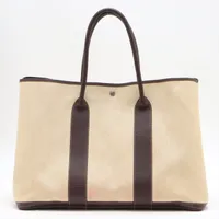 エルメス ガーデンパーティTGM ブッフル×トワルアッシュ ブラウン