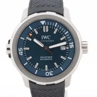 IWC アクアタイマー エクスペディション ジャック＝イヴ・クストー IW329005 SS×ラバー AT 青文字盤 Ａランク