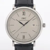 IWC ポートフィノ IW356501 SS×革 AT 白文字盤 ＡＢランク