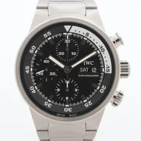 IWC アクアタイマー IW371928 SS AT 黒文字盤 ＡＢランク