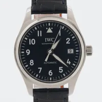 IWC パイロットウォッチ IW324008 SS×革 AT 青文字盤 Ａランク