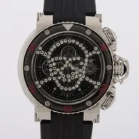 アクアノウティック キングクーダ クロノグラフ SS×ラバー AT 黒文字盤