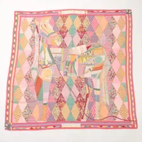エルメス カレジェアン PATCHWORK HORSE パッチワークの馬 カシミヤ