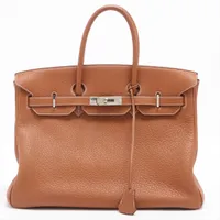 エルメス バーキン35 フィヨルド ゴールド シルバー金具