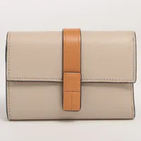 ロエベ ミディアムバーティカルウォレット レザー 財布 イエロー AB